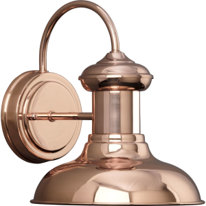 SP-240, wall light, copper lantern, gas and electric lighting