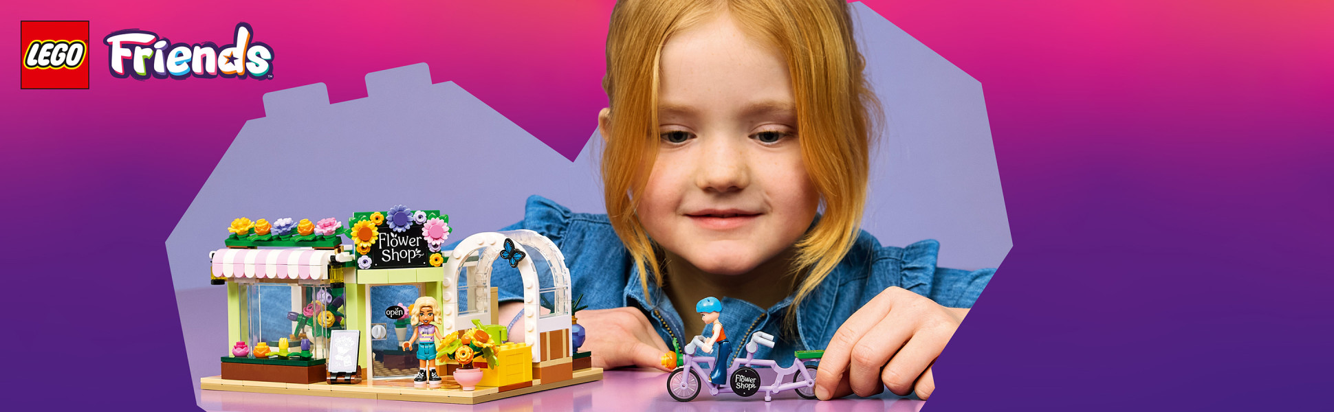 Nurture creative play and storytelling for kids aged 7+ with this flower shop toy set, featuring 2 minidolls and fun accessories.