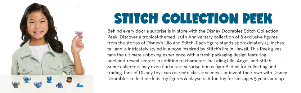 Bonus Stitch Found! Stitch Peek, Disney Doorables