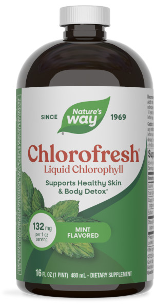 Nature's Way, Liquid Chlorophyll, 16 Fl Oz, Internal Deodorant