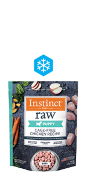 Instinct Frozen Raw Patties Grain Free Real Beef Recipe Dog Food 6 lbs. Petco