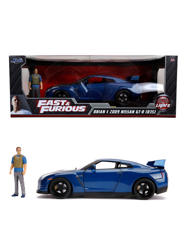 Jada Toys Fast & Furious Brian's 2009 Nissan GT-R (R35