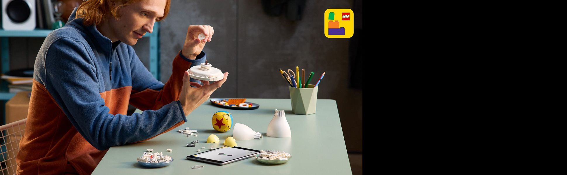 Take time out to enjoy this immersive creative challenge, reliving your favorite Disney Pixar movie moments as you build.