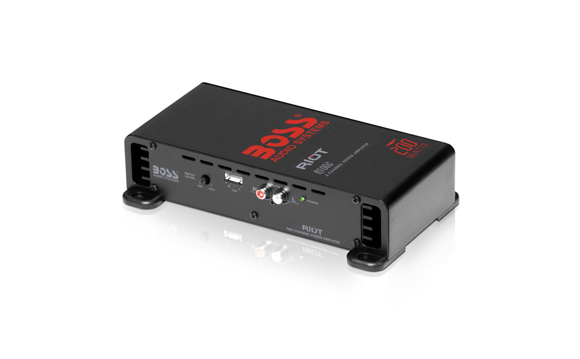 BOSS Audio Systems R1002 Riot Series Car Audio Stereo Amplifier