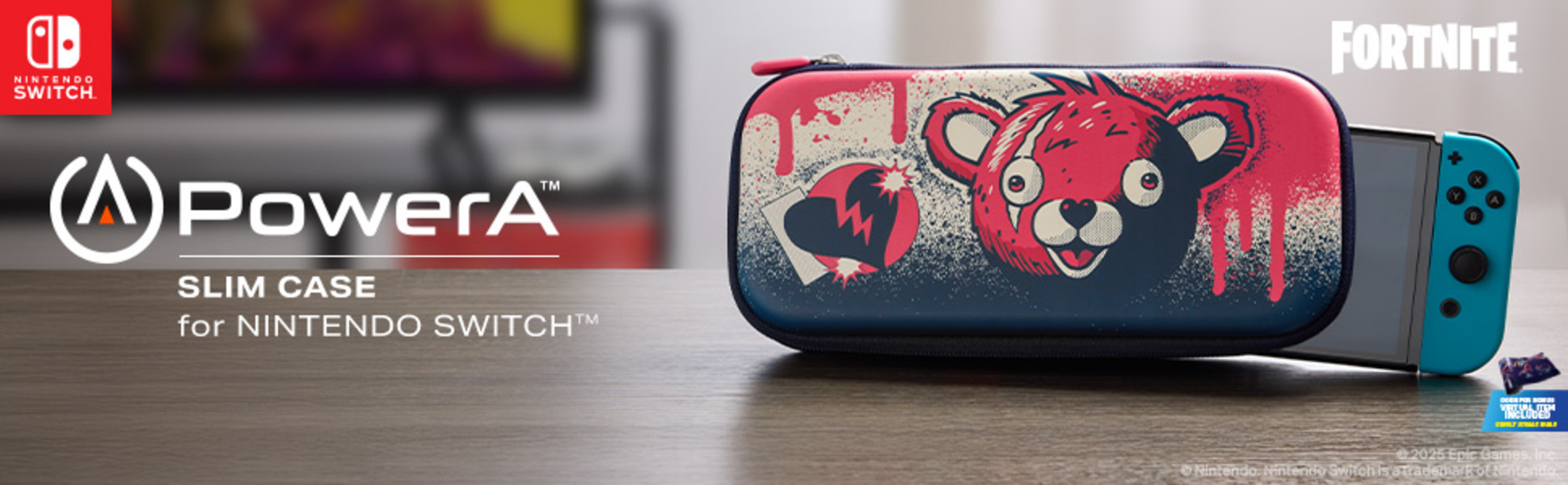 PowerA Slim Case for Nintendo Switch - Fortnite: Cuddle Team