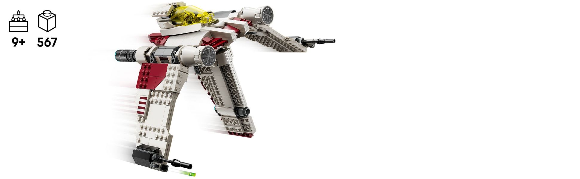 This building toy features a cool vehicle and Star Wars: The Clone Wars characters to play out memorable scenes and create new stories.