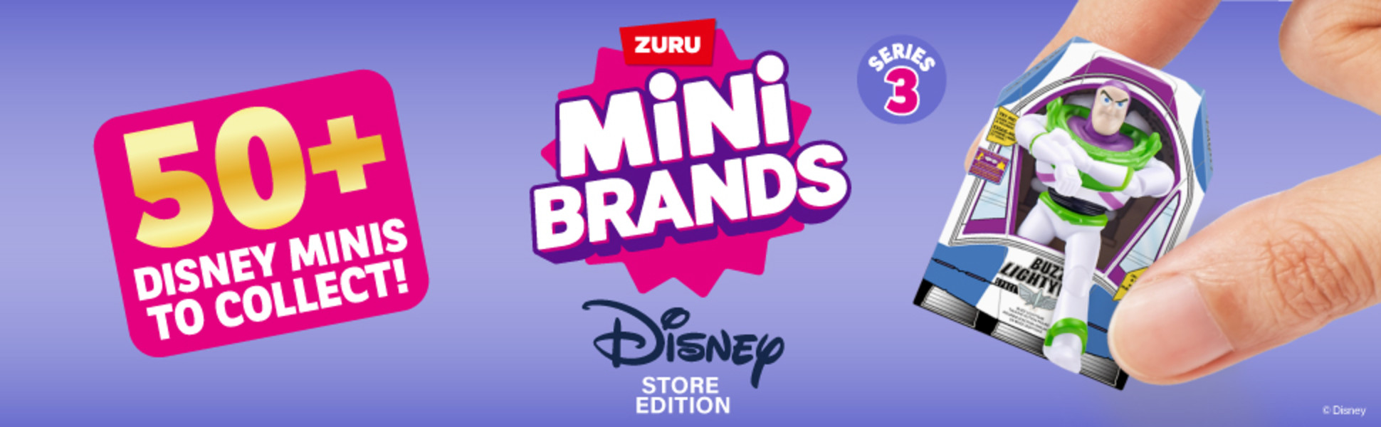 Mini Brands, Collectible Surprise Toy, Series 3, Disney Store