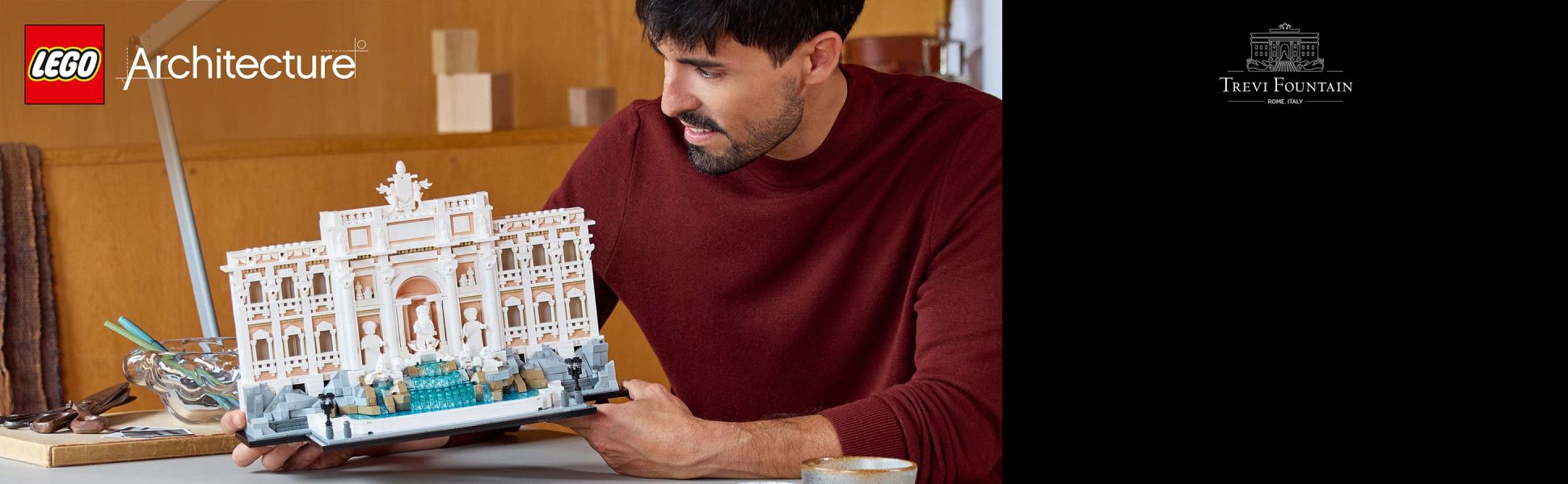 Treat yourself or another travel-lover with this detailed LEGO Architecture set, depicting the Trevi Fountain in Rome, Italy.