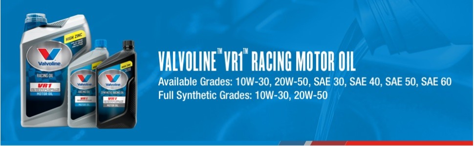 Valvoline VR1 20W-50 Racing Engine Oil for High Performance