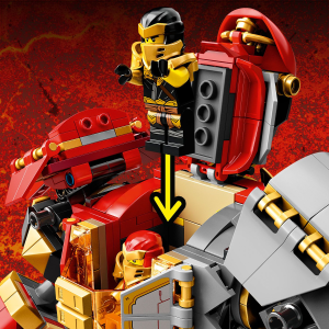 Lego - 71720 Le Robot de feu et de pierre LEGO® NINJAGO® - Briques