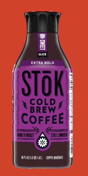 Stok Un-Sweet Black Cold-Brew Iced Coffee, 48 fl. oz.