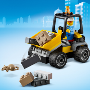 LEGO City Roadwork Truck 60284 Building Toy; Cool Roadworks Construction  Set for Kids (58 Pieces)