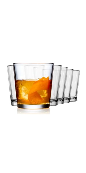 Libbey Bar Essentials Rocks DOF Glasses, 12 oz, Set of 6