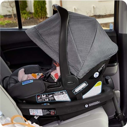 Graco SnugRide ベビーシート ブラック/グレー Amazon.com: Graco SnugRide SnugLock LX Car Seat featuring