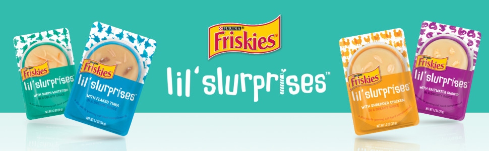 Purina Friskies Lil Slurprises Wet Cat Food Tuna in Sauce 1.2 oz