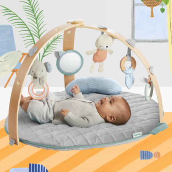 Soothe 'n Delight Portable Swing - Cozy Kingdom – Kids2, LLC