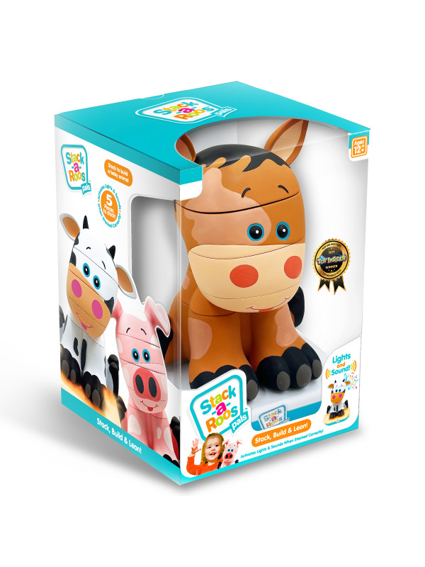 Stack-a-Roos Pals: Baby Horse - Lights & Sounds, Toddlers Ages 12+