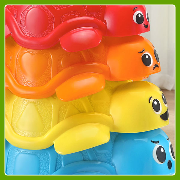 Close up of turtle textures including shapes like circle, heart, triangle and square.