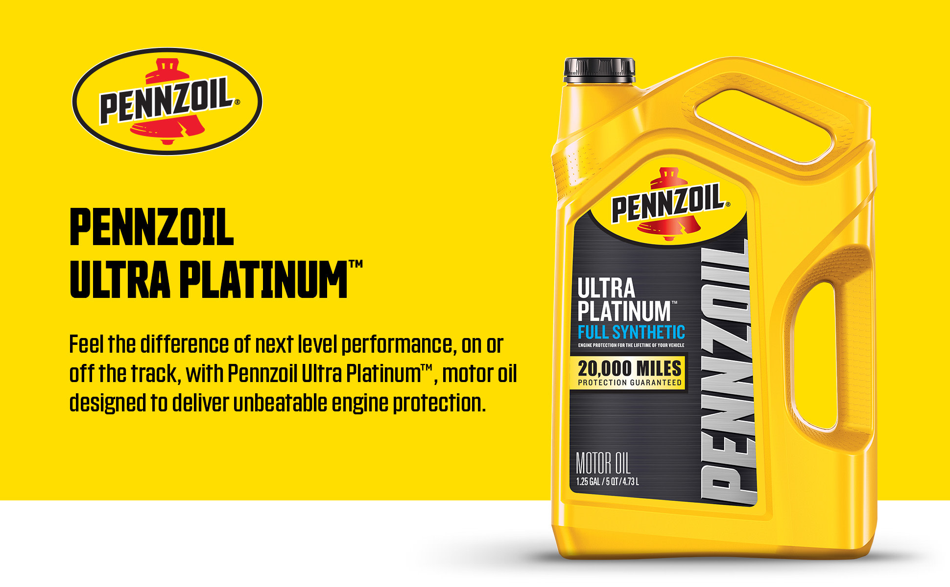 Pennzoil Ultra Platinum 5W-30 High Mileage Full Synthetic