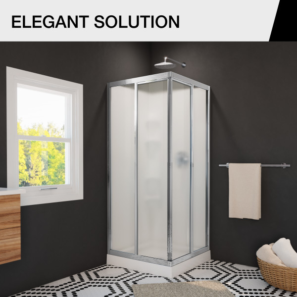 MAAX Mediterranean III 32 in. L x 32 in. W x 70 in. H Corner