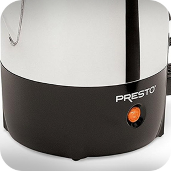 Presto®, Coffee Percolator, 6 Cup Stainless Steel, Traditional