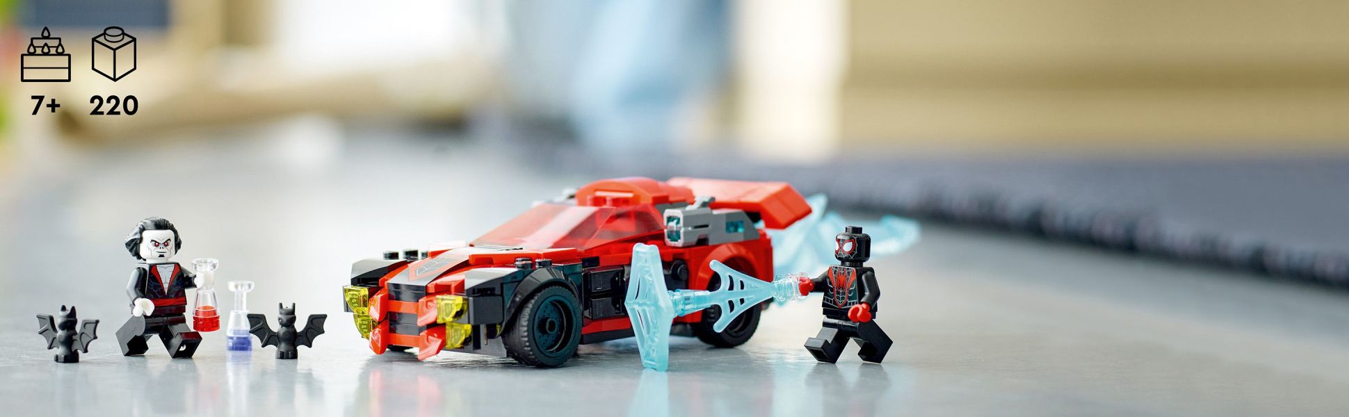 LEGO Marvel Super Heros 76244 Miles Morales vs Morbius, Jouet de  Construction Spider-Man, avec Voiture de Course, Spidey et ses Amis  Extraordinaires pas cher 