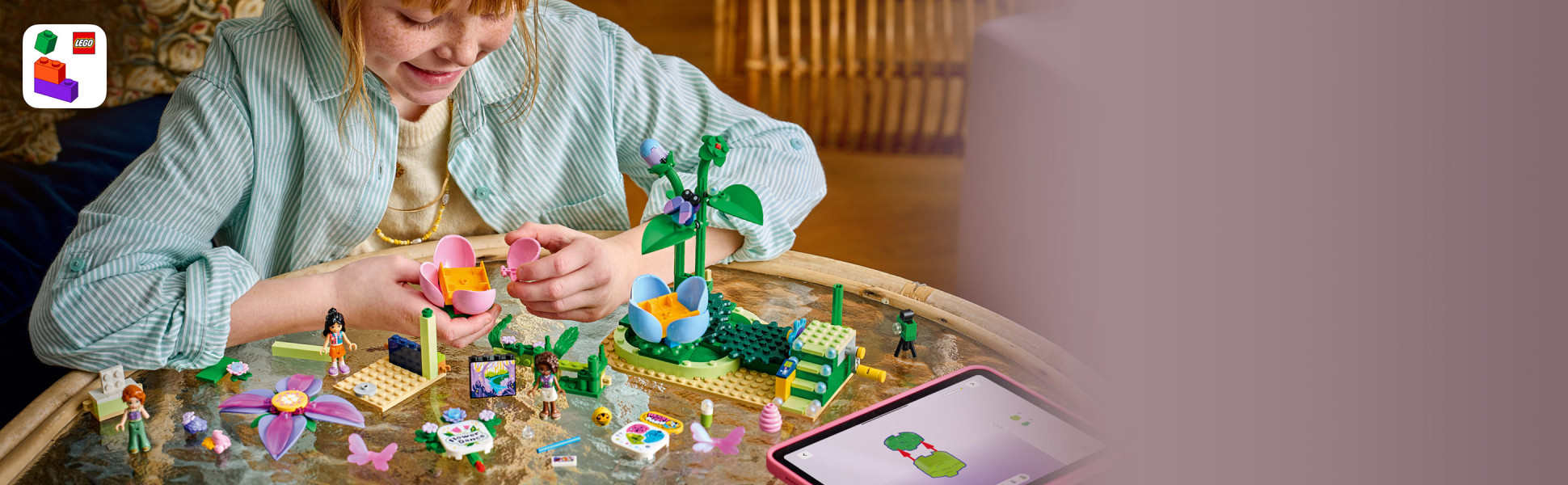 Includes interactive 3D building instructions