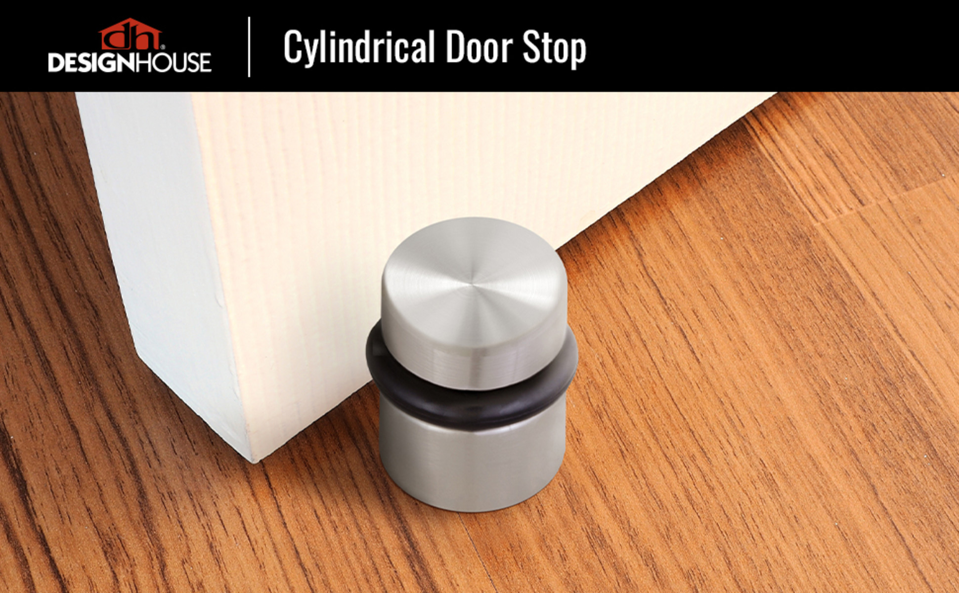 Chumia 20 Pcs Door Stoppers - Stainless Steel Floor Mounted Stops With Rubber Bumper, Black - View #6