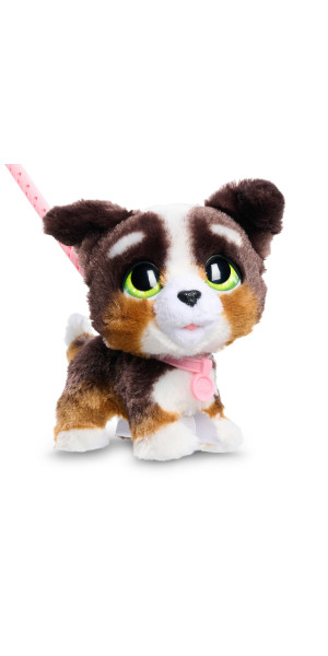 furReal Walk-A-Lots Bernedoodle Interactive Toy, 8-inch Walking
