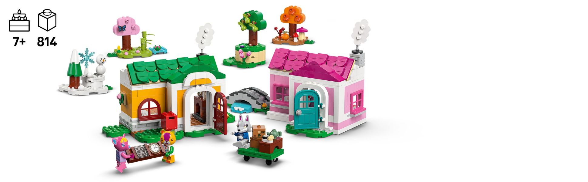 4 seasonal modules, plus lots of furniture and accessories, put endless creative possibilities into kids’ hands.