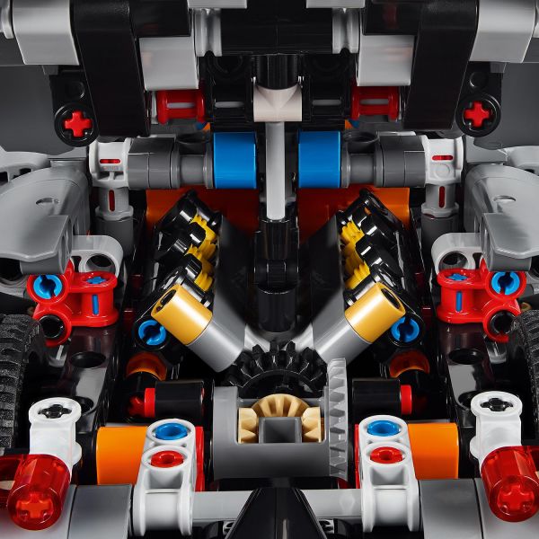 Build the moving V8 engine and differential.