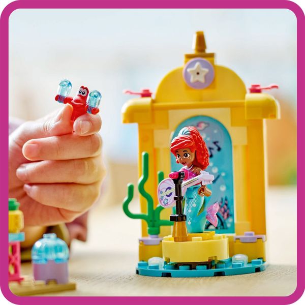 Ariel and Sebastian from the Disney Junior Ariel TV show.