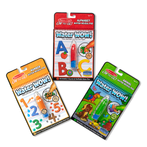 Melissa & Doug On the Go Water Wow! 3-Pack (The Original Reusable Coloring  Books - Animals, Alphabet, Numbers - Great Gift for Girls and Boys - Best  for 3, 4, and 5 Year Olds) 