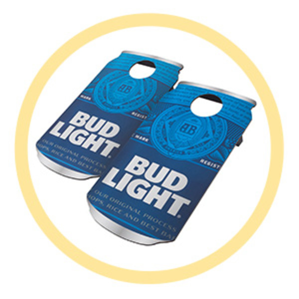 Anheuser-Busch Bud Light Cornhole Game Set - Walmart.com