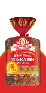 Brownberry Whole Grains 12 Grain Bread, 24 oz