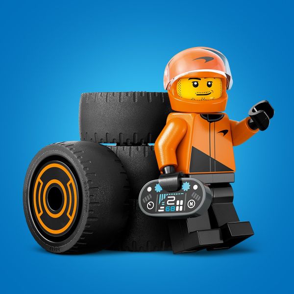 LEGO City F1 Driver with McLaren Race Car Building Toy 60442