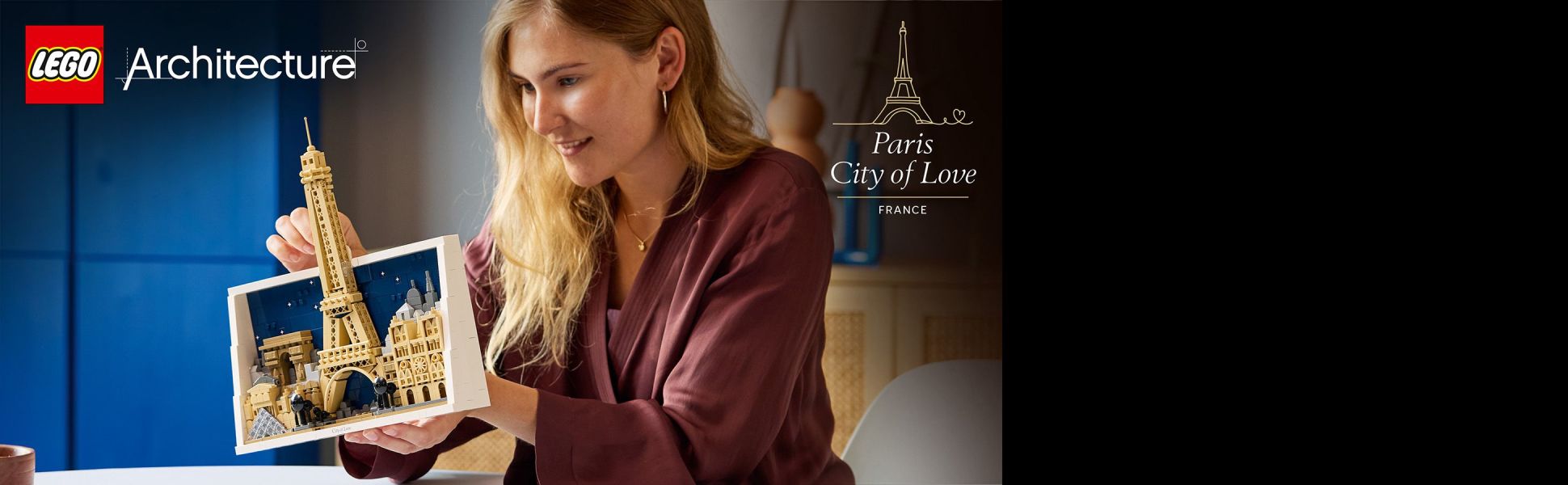 Embrace your passion for travel or history and create this LEGO Architecture building set, which celebrates the City of Love.