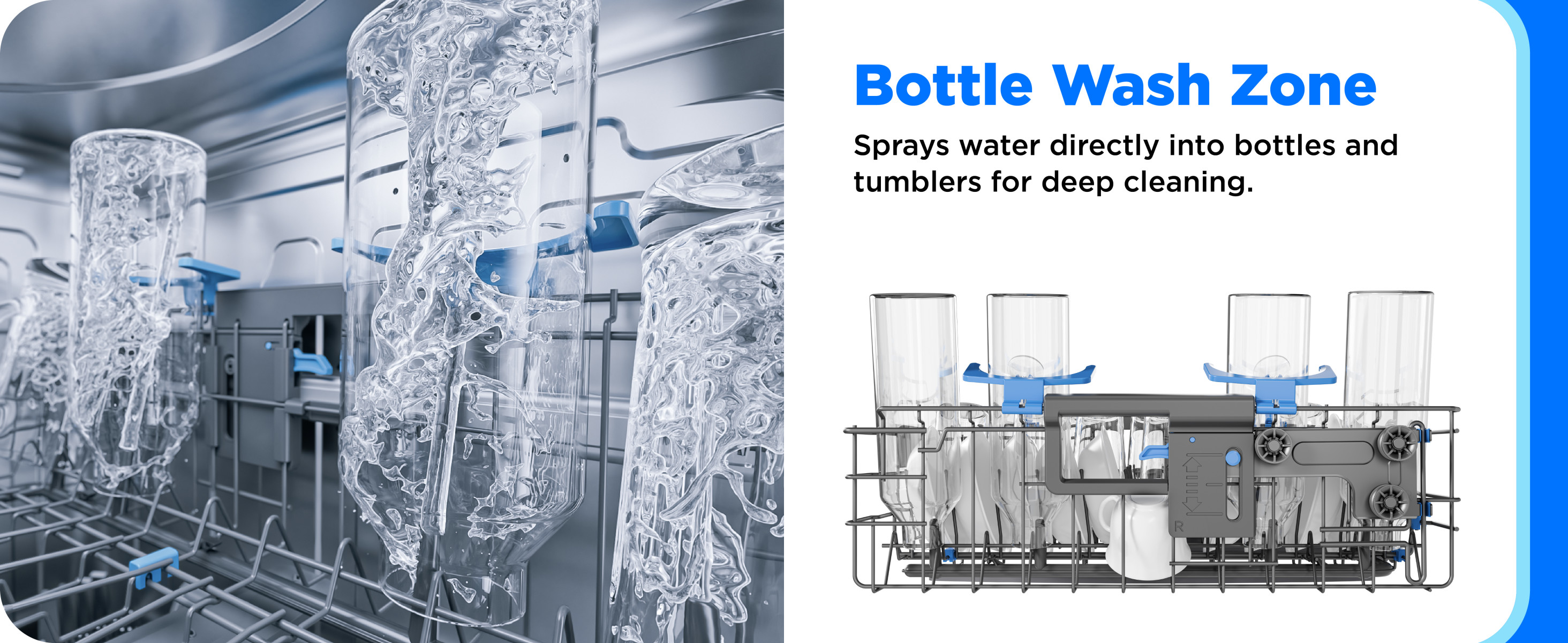 Midea Dishwasher Rack with Dishes