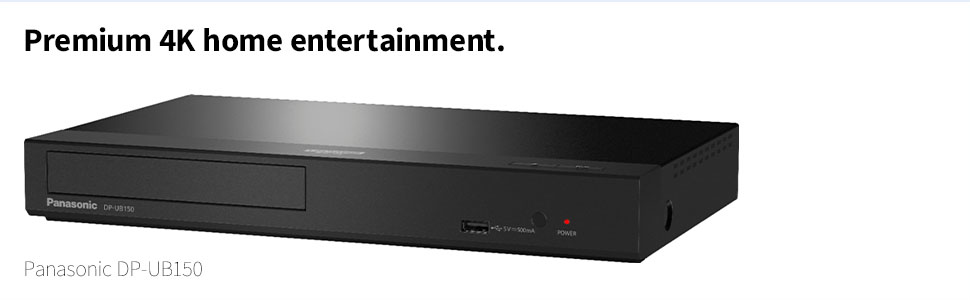 Panasonic 4K Blu-ray Player with Ultra HD Premium Video Playback