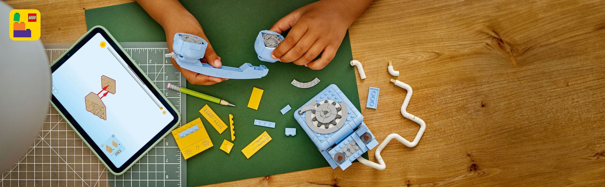 Little builders can zoom in, rotate sets in 3D and track their progress using the fun, intuitive LEGO Builder app.