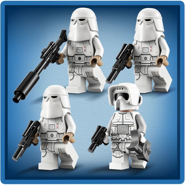 LEGO Star Wars Snowtrooper Battle Pack 75320 Set, Building Toy with 4  Figures, Blasters and Speeder Bike, Gift Idea for Grandchildren, Kids, Boys  and Girls Ages 6 and Up