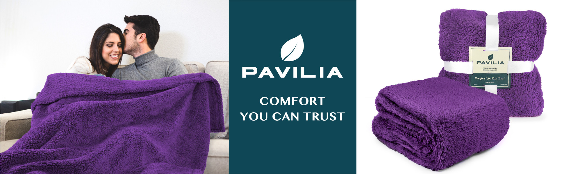 Yinhua Halloween Throw Blanket - Purple Cute Pumpkin Design, 50"x60" Super Soft Flannel Blanket For Couch & Bed - View #2
