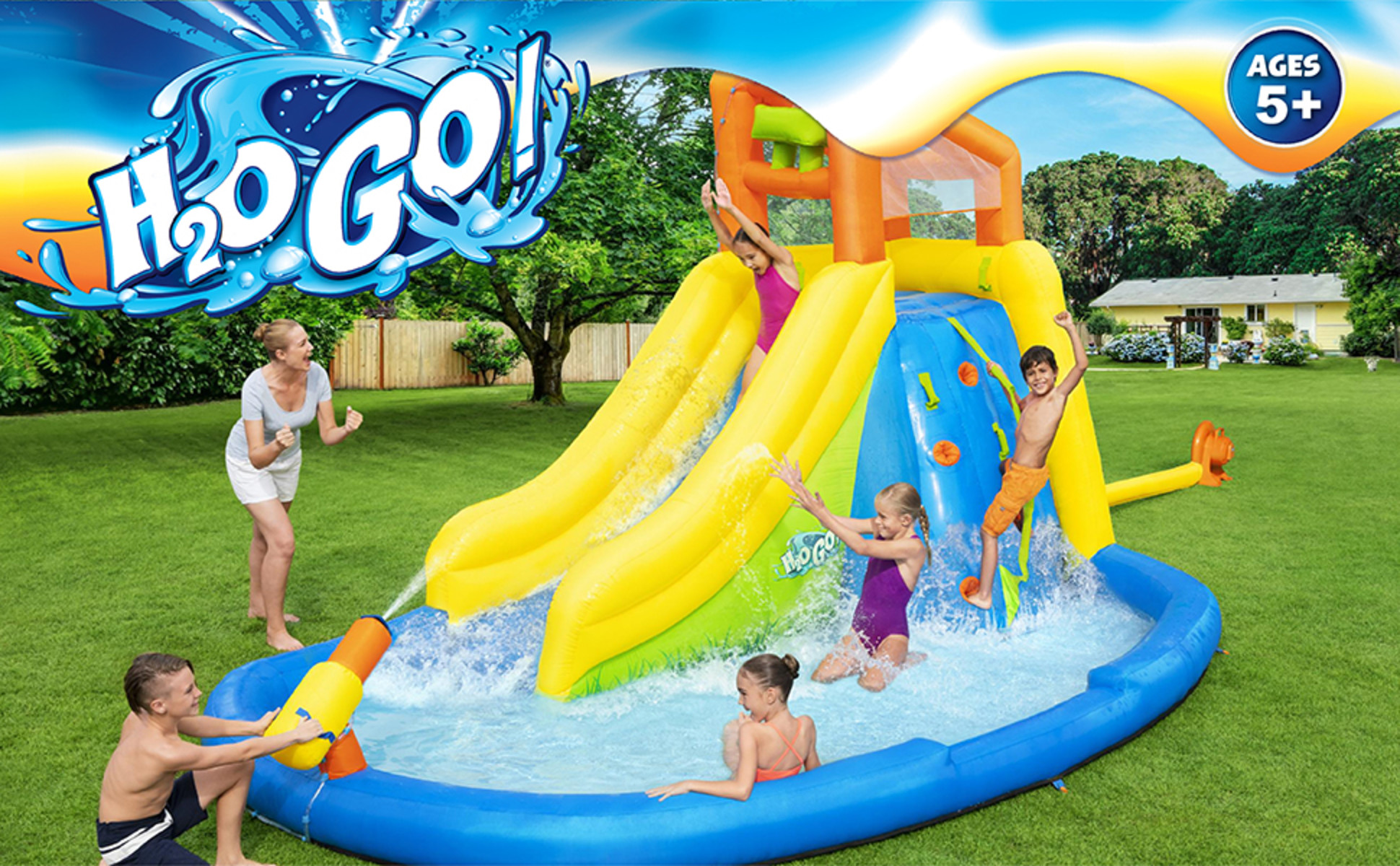 Bestway Mount Splashmore Kids Outdoor Inflatable Water