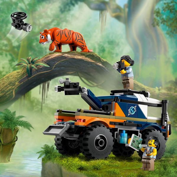 LEGO City Jungle Explorer Off Road Truck Toy, Jungle Toy 60426