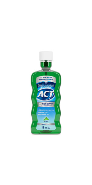 ACT Anticavity Fluoride Mouthwash, Mint Flavor