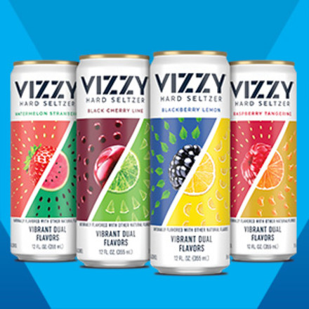 VIZZY Hard Seltzer Refreshingly Berry Variety Pack #2 - 12pk/12 fl oz Slim  Cans