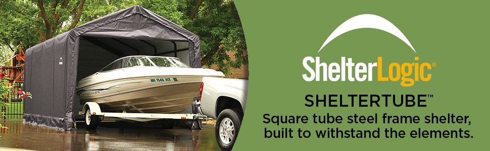 ShelterLogic SHELTERTUBE - Square tube steel frame shelter, built to withstand the elements.