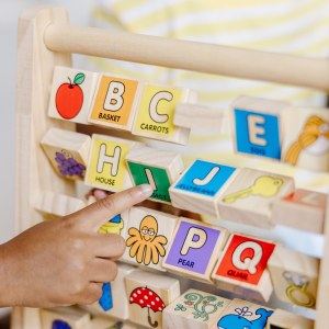 Melissa & Doug ABC-123 Abacus - Classic Wooden Educational Toy