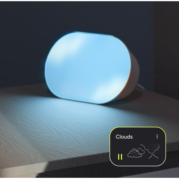 LIFX Luna 5 in. x 8 in. Oval White Integrated LED Multi-Color