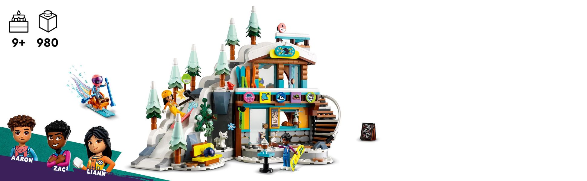 LEGO Friends Holiday Ski Slope and Café 41756 6425711 - Best Buy